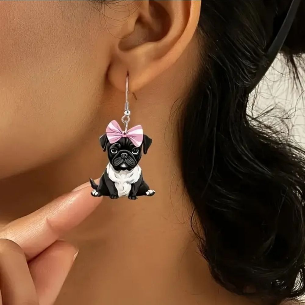 Hand crafted dangle earrings - Picture 6 of 7